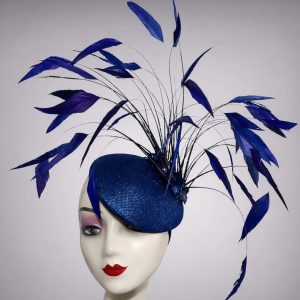 Ladies Turban Cap, Heart With Fascinator